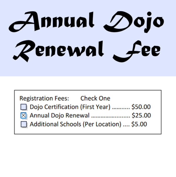 Annual Dojo Renewal Fee