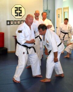 Davd Sheilein training with Phillip Koeppel