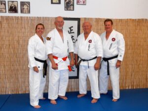 Heather Wall, John Hutchcroft, Phillip Koeppel, and Mike Wall